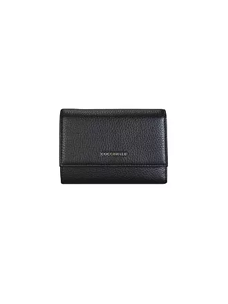 COCCINELLE | Portefeuille METALLIC SOFT | schwarz